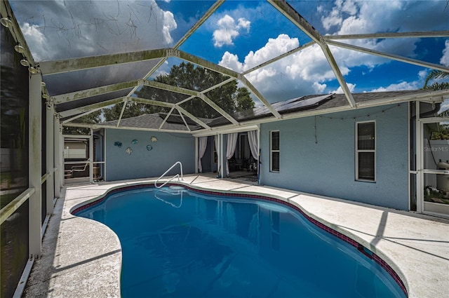 4045 Simkins Ave, North Port, FL 34286 - outdoor pool featuring a patio area and a lanai