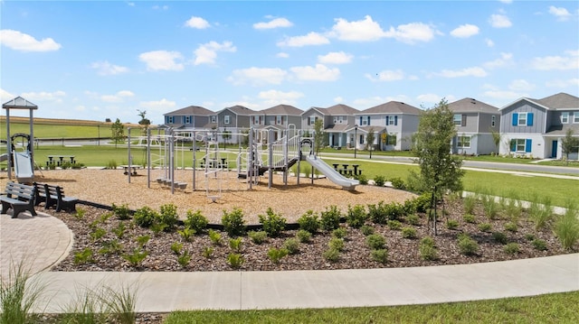 2860 Haze Rd, Clermont, FL 34714 - communal playground featuring a residential view and a yard
