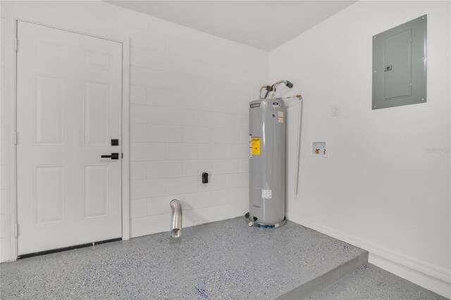 5904 Altec Rd, Orlando, FL 32808 - utility room featuring water heater and electric panel