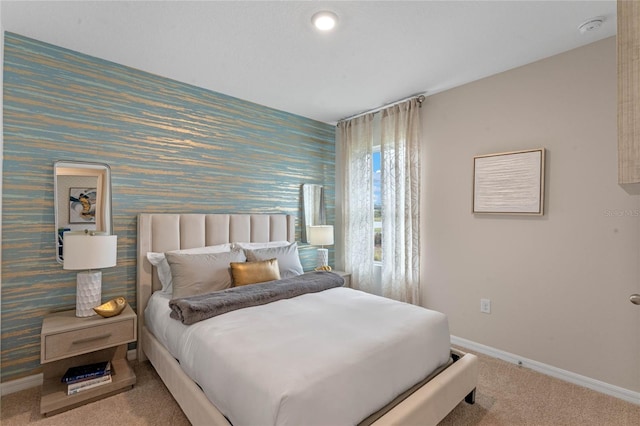 3367 Wynwood Forest Dr, Ocoee, FL 34761 - bedroom featuring carpet floors and wallpapered walls