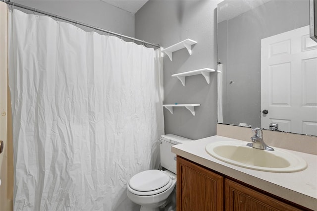 1040 Cannock Dr, Kissimmee, FL 34758 - bathroom featuring vanity and a shower with shower curtain