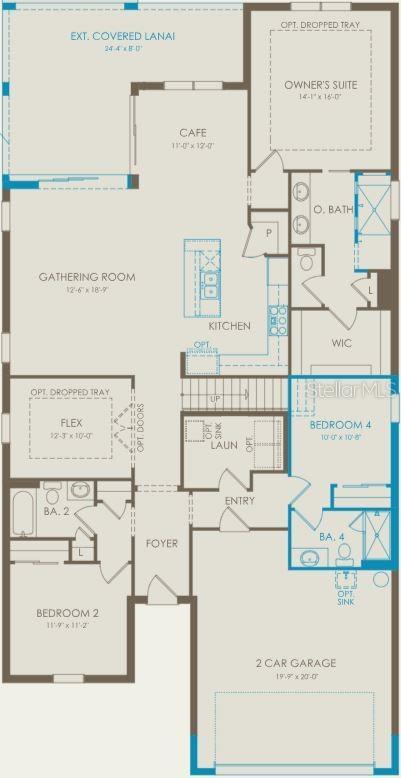 8267 Fenton St, Orlando, FL 32836 - view of property floor plan