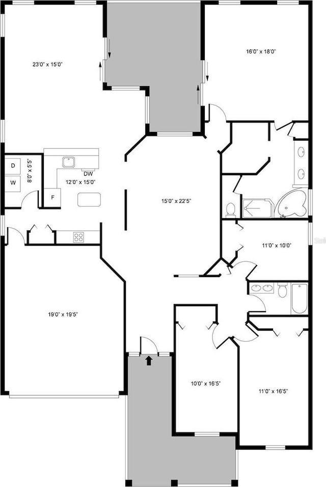 2018 Bay Clover Dr, Winter Garden, FL 34787 - view of home floor plan