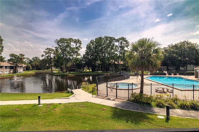 6019 Windhover Dr Unit C10-2, Orlando, FL 32819 - community pool with a water view