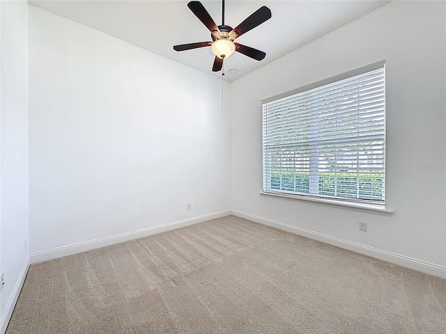 297 Shadow Ridge Trl, Ponte Vedra, FL 32081 - spare room featuring light colored carpet and a ceiling fan