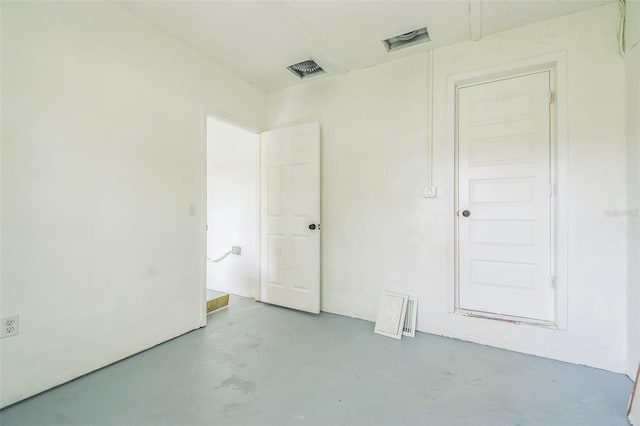 201 E 7th St, Chuluota, FL 32766 - unfurnished bedroom with finished concrete flooring