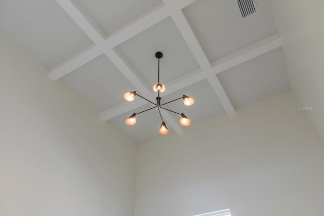 17 Old Oak Dr N, Palm Coast, FL 32137 - detailed view of a chandelier and beam ceiling