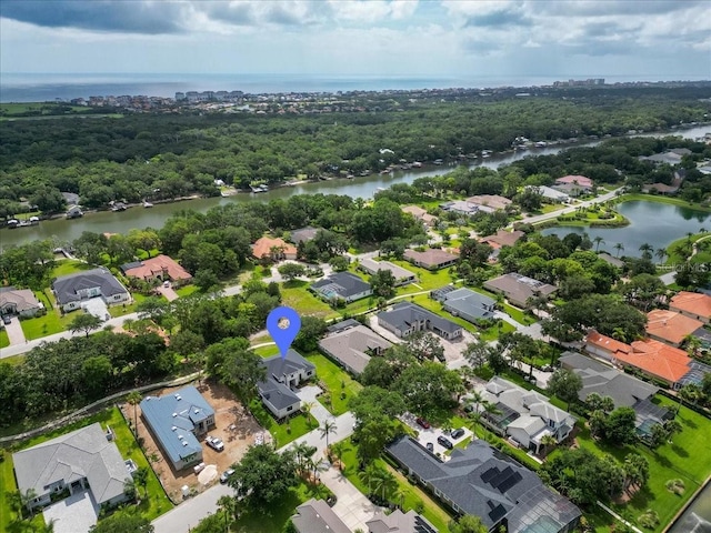 17 Old Oak Dr N, Palm Coast, FL 32137 - aerial perspective of suburban area with a nearby body of water