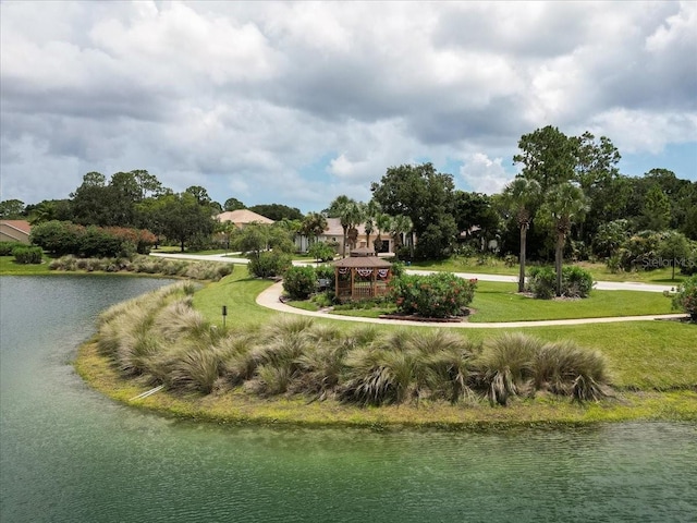 17 Old Oak Dr N, Palm Coast, FL 32137 - view of property's community with a water view and a lawn