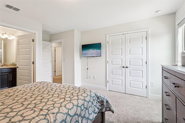 1833 Benoit Ter, Davenport, FL 33837 - carpeted bedroom with a closet and connected bathroom