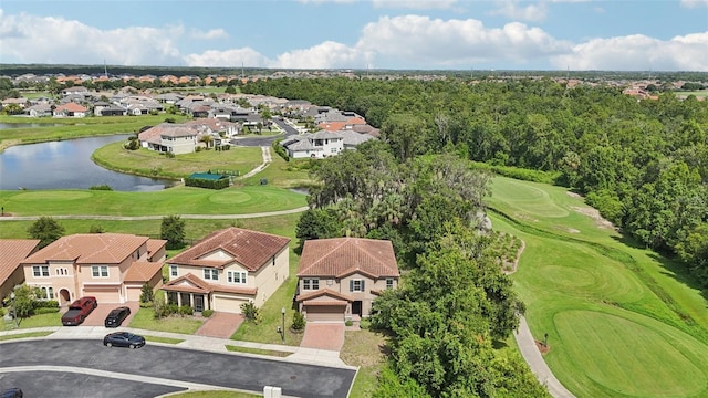 1833 Benoit Ter, Davenport, FL 33837 - aerial view of residential area featuring a golf club and a large body of water