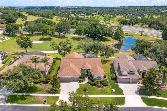 4216 Fawn Meadows Cir, Clermont, FL 34711 - aerial view of a large body of water and a tree filled landscape