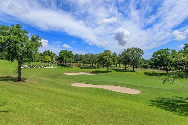 4216 Fawn Meadows Cir, Clermont, FL 34711 - view of home's community with view of scattered trees, view of golf course, and a lawn