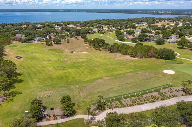 4216 Fawn Meadows Cir, Clermont, FL 34711 - aerial view of property's location featuring a nearby body of water, a golf club, and nearby suburban area