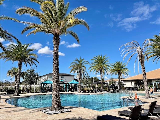 197 Macaulays Cv, Haines City, FL 33844 - community pool with a patio