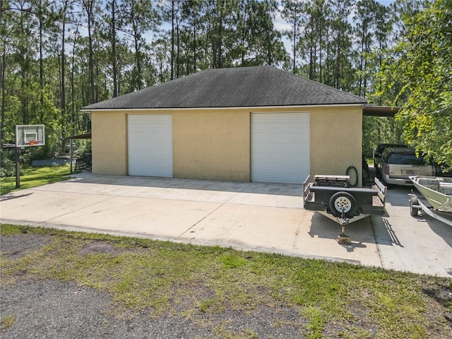 859 Leather Fern Ln, Mims, FL 32754 - view of detached garage