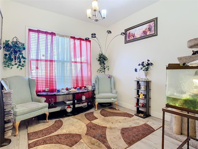 2218 W Gore St, Orlando, FL 32805 - living area with baseboards