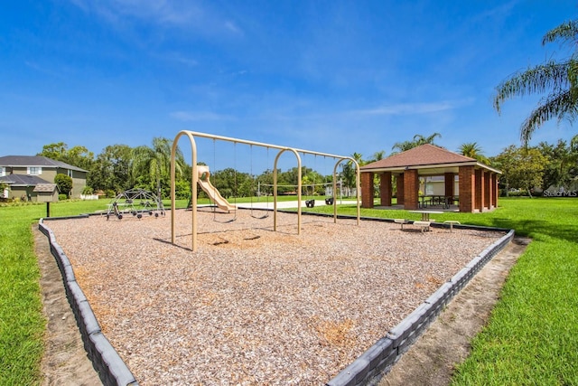 4323 Kezar Ct, Belle Isle, FL 32812 - community jungle gym with a gazebo and a yard