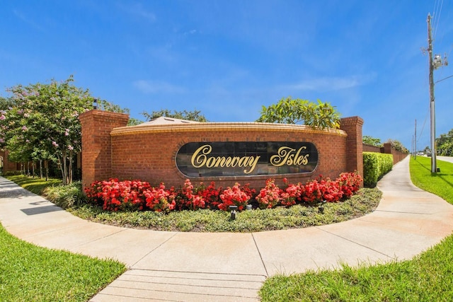 4323 Kezar Ct, Belle Isle, FL 32812 - view of community sign