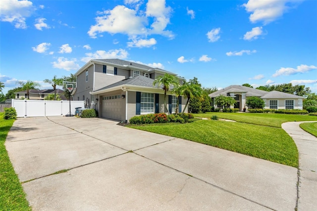 4323 Kezar Ct, Belle Isle, FL 32812 - traditional-style house with a gate, concrete driveway, a garage, and stucco siding