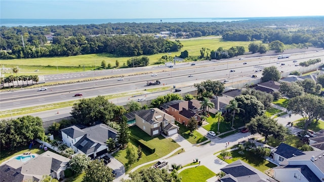 229 Largovista Dr, Oakland, FL 34787 - aerial view of residential area featuring a major roadway