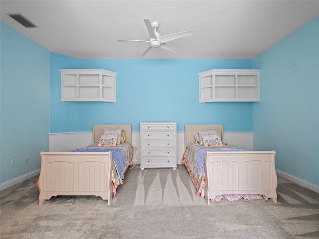 9045 Mossy Oak Ln, Clermont, FL 34711 - bedroom with carpet floors and ceiling fan