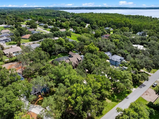 9045 Mossy Oak Ln, Clermont, FL 34711 - aerial view of residential area featuring a large body of water