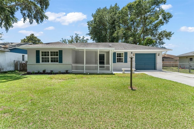 17 Rosewood Dr, Davenport, FL 33837 - ranch-style house featuring brick siding, an attached garage, and concrete driveway