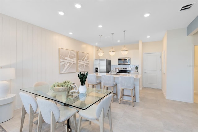 2304 Southbury Dr, Kissimmee, FL 34744 - dining area featuring recessed lighting