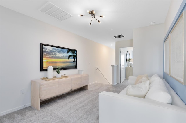 2304 Southbury Dr, Kissimmee, FL 34744 - living room with light colored carpet