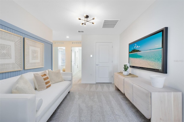 2304 Southbury Dr, Kissimmee, FL 34744 - living area featuring light colored carpet