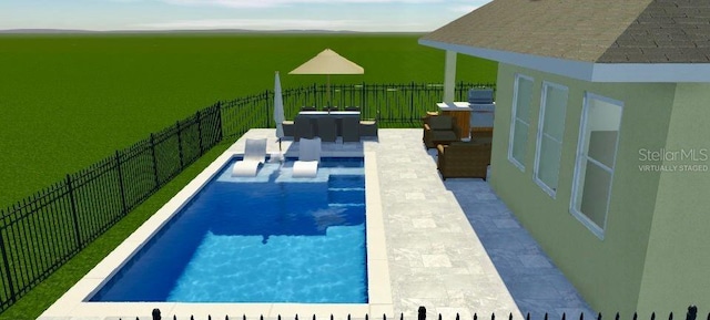 13542 Gorgona Isle Dr, Windermere, FL 34786 - view of pool with a patio and outdoor lounge area