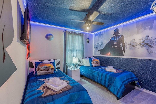 1030 Plantation Ln, Davenport, FL 33896 - carpeted bedroom featuring ceiling fan
