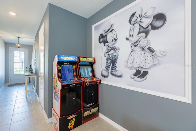 1030 Plantation Ln, Davenport, FL 33896 - game room featuring baseboards and tile patterned flooring