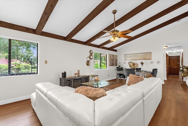 1157 E Winged Foot Cir, Winter Springs, FL 32708 - living area with wood finished floors and ceiling fan
