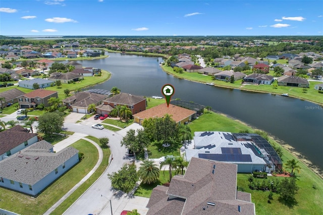 1758 Boat Launch Rd, Kissimmee, FL 34746 - aerial view of residential area with a large body of water