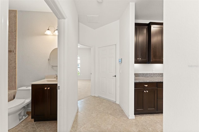 1218 Vienna Square Dr, Winter Haven, FL 33884 - bathroom with vanity and tile patterned floors