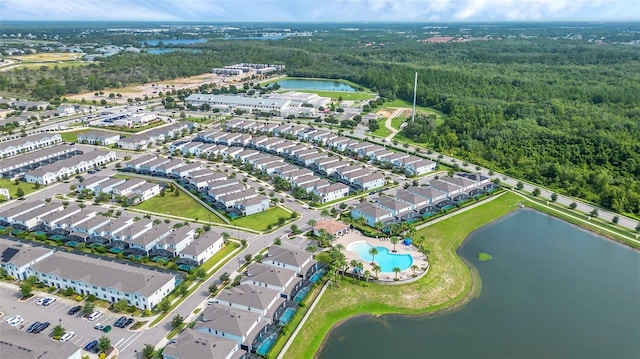 8940 Zurich Ln, Kissimmee, FL 34747 - aerial overview of property's location with a nearby body of water and nearby suburban area