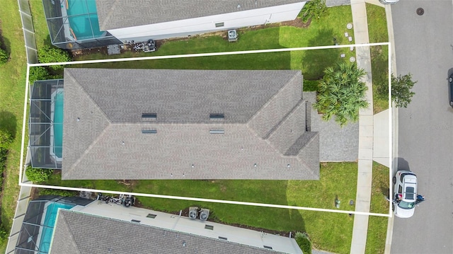 8940 Zurich Ln, Kissimmee, FL 34747 - view of property location with property boundaries highlighted and a pool area