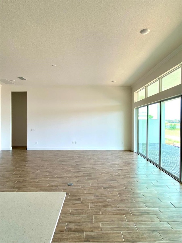 16071 Barkly Ridge Ct, Winter Garden, FL 34787 - empty room featuring wood tiled floors and a textured ceiling