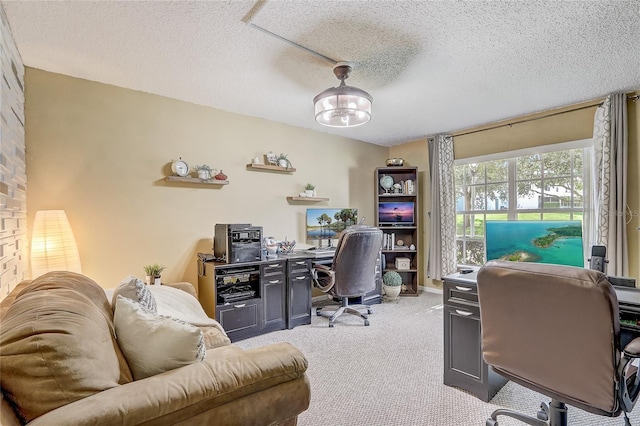569 Yearling Cove Loop, Apopka, FL 32703 - carpeted office featuring a textured ceiling
