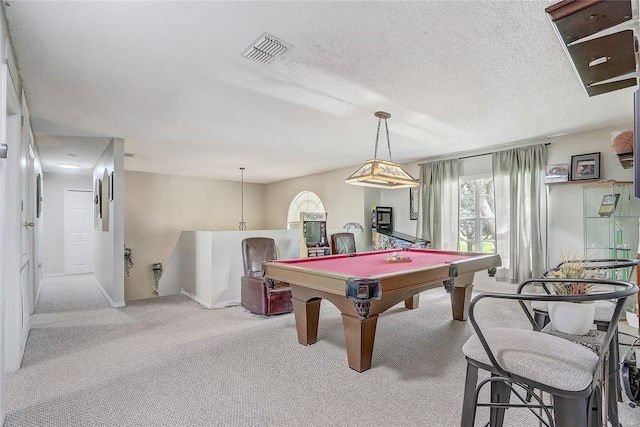 569 Yearling Cove Loop, Apopka, FL 32703 - game room with carpet, billiards, and a textured ceiling