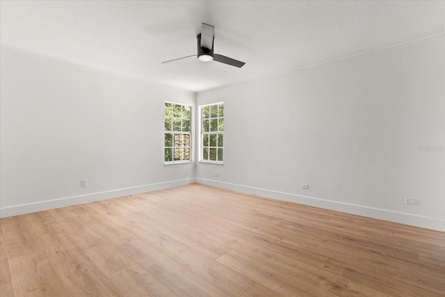 619 Largovista Dr, Oakland, FL 34787 - unfurnished room with a ceiling fan and light wood finished floors