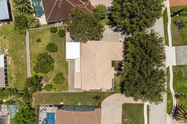 619 Largovista Dr, Oakland, FL 34787 - aerial view of a pool