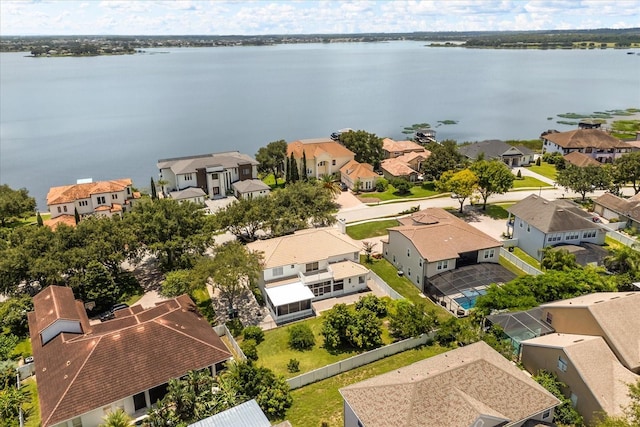 619 Largovista Dr, Oakland, FL 34787 - aerial view of residential area featuring a large body of water