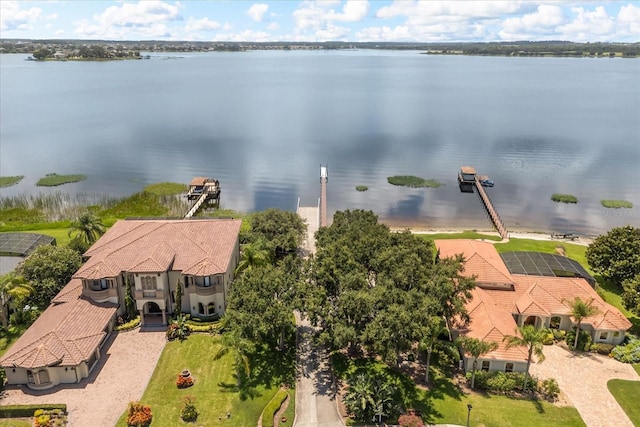 619 Largovista Dr, Oakland, FL 34787 - view from above of property with a nearby body of water