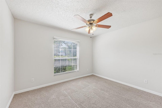 1082 Worthington Dr, Deltona, FL 32738 - spare room with a ceiling fan, carpet, and a textured ceiling