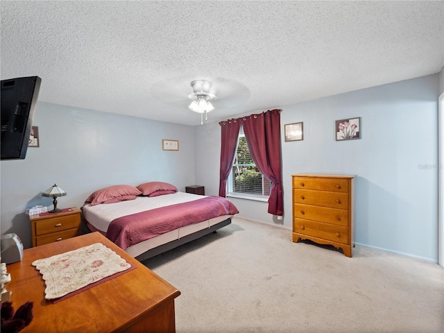 5421 Lake Margaret Dr Unit 178, Orlando, FL 32812 - bedroom featuring carpet, a textured ceiling, and ceiling fan