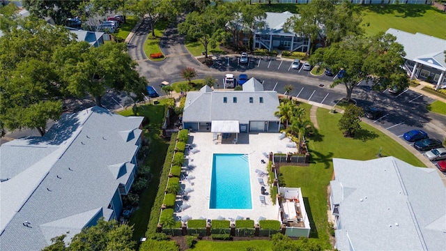 5421 Lake Margaret Dr Unit 178, Orlando, FL 32812 - drone / aerial view of a pool