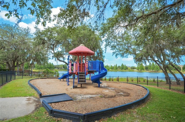 14241 Confetti Dr, Windermere, FL 34786 - community jungle gym featuring a water view